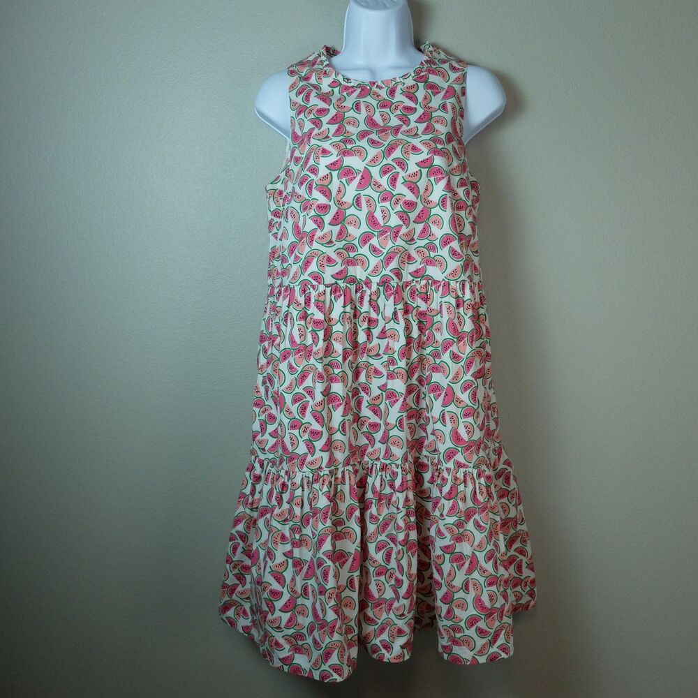 J Crew Factory Sleeveless Tiered Mini Dress in Cotton Poplin Size 2